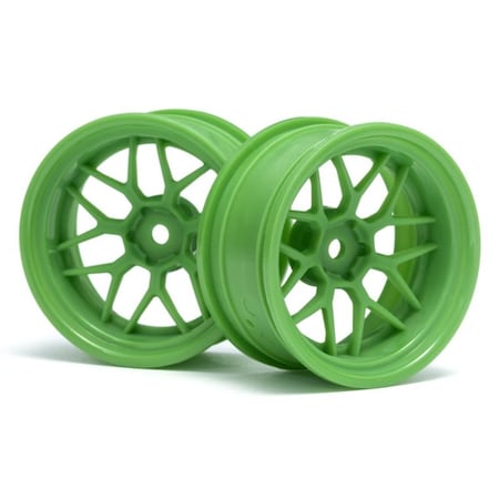 Hpi Racing 52 x 26 mm Tech 7 Wheel, Green, 2PK HPI116532